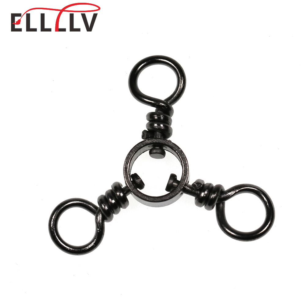 Fishing Lure Accessories - Ellv 10 개/가방 #8 - 3/0