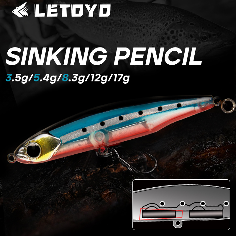 Fishing Lure Swimbait - 레토요 싱킹 펜슬 17g 12g-3.5g 인조