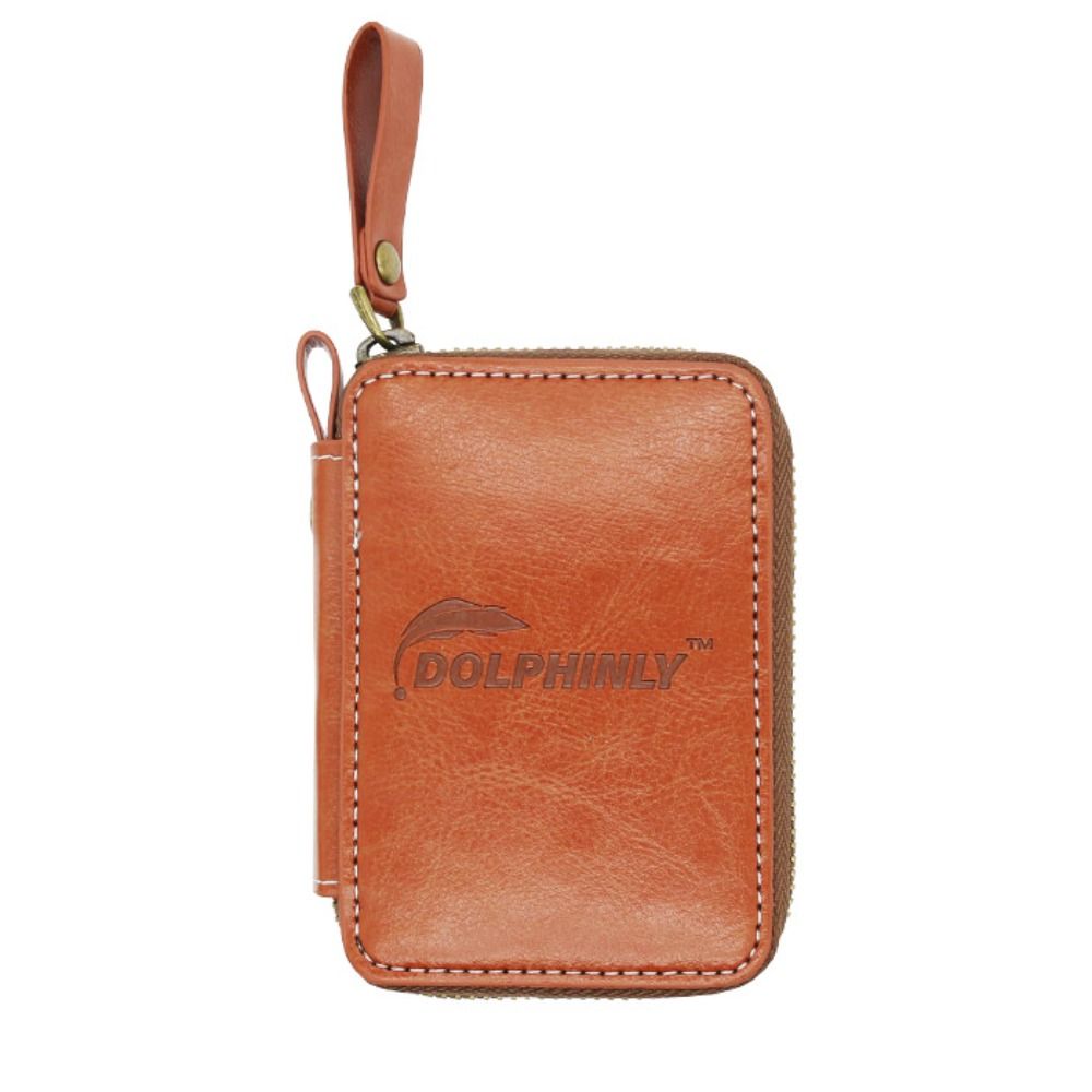 Fishing Lure Spinner - PU 가죽 루어 지갑 가방 휴대용