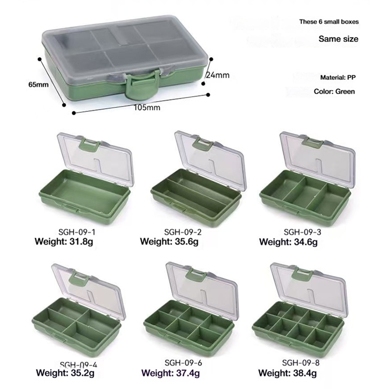 1Pc 낚시 도구 상자 1-8 구획 플라스틱 주최자 1 - Fishing Lure Box 리뷰 및 가격