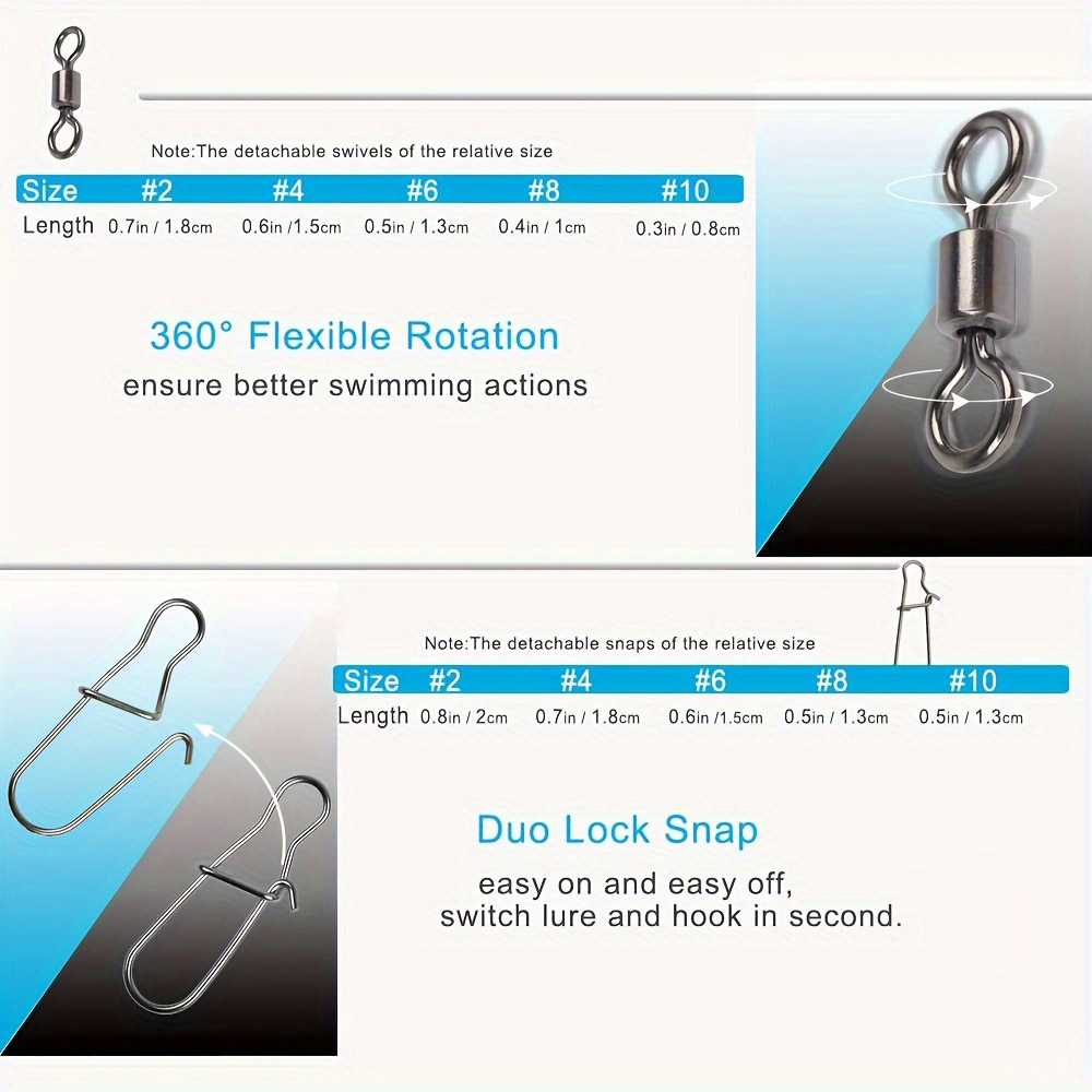 95/210 PCS 세트 낚시용 커넥터 기어 키트 2- - Fishing Lure Accessories 리뷰 및 가격
