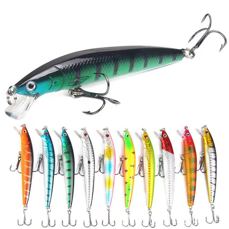 10PCS Jerkbait Minnow Swimbait - Fishing Lure Crankbait 리뷰 및 가격