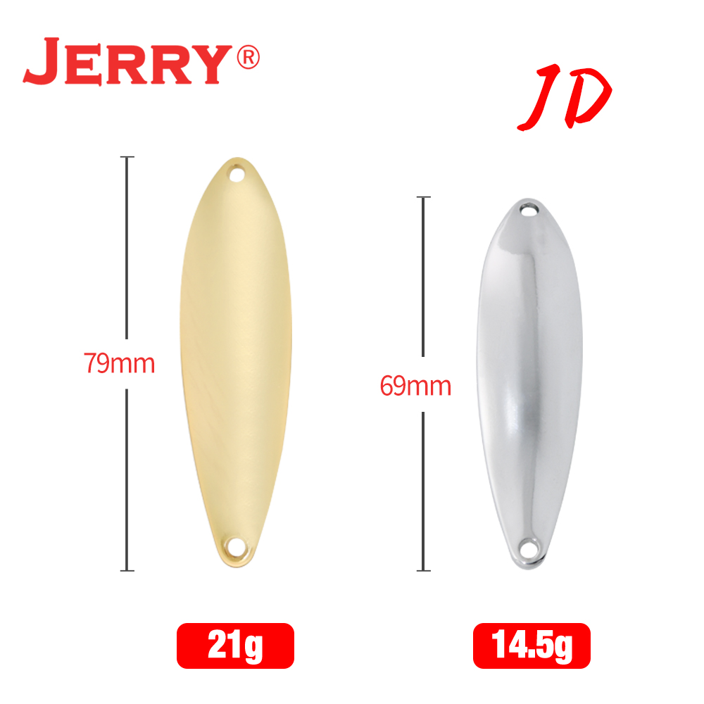 Jerry JD 14.5g 21g 도색되지 않은 연어  - Fishing Lure Spoon 리뷰 및 가격