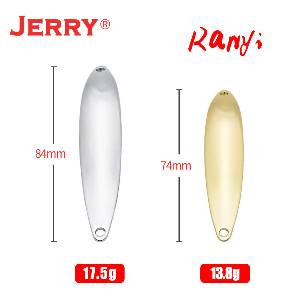 Jerry JD 14.5g 21g 도색되지 않은 연어  - Fishing Lure Spoon 리뷰 및 가격