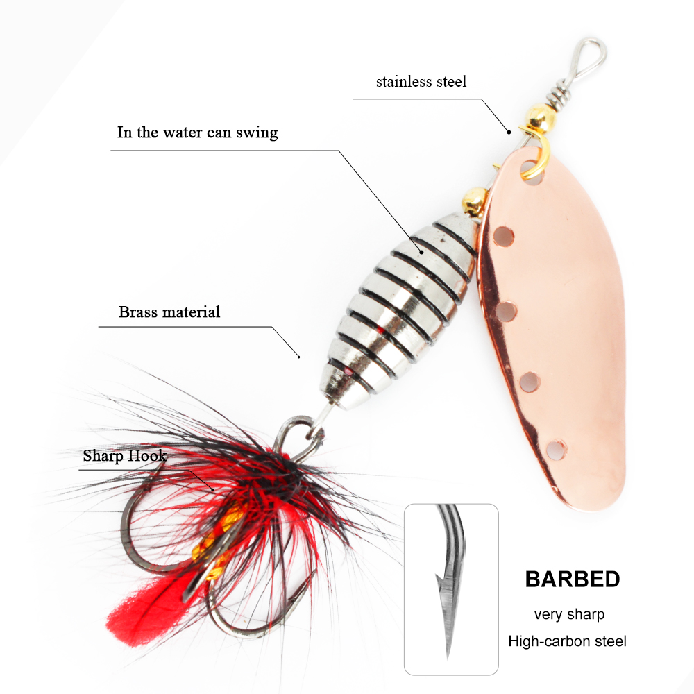FISH KING 스피너 미끼 6g 12g 16g 회전 - Fishing Lure Spoon 리뷰 및 가격
