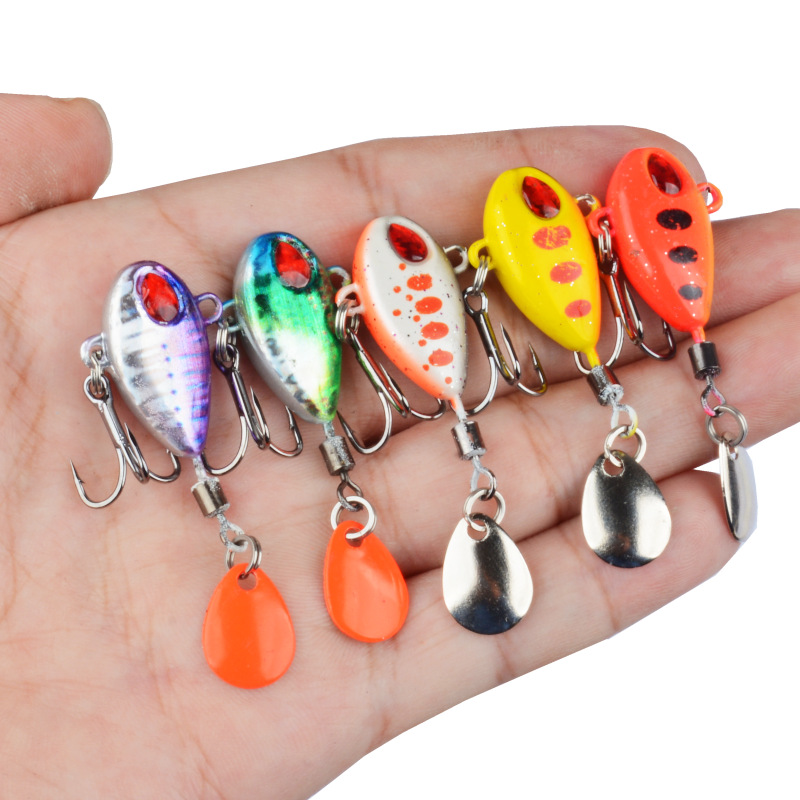 스푼 스피너 베이트 싱킹 워블러 미끼 메탈 지그 VIB - Fishing Lure Spoon 리뷰 및 가격
