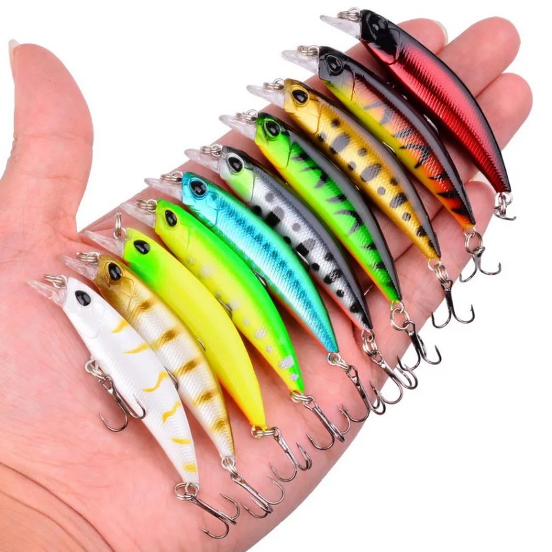 3/5/8PCS 랜덤 낚시 미끼 세트 낚시 워블 세트  - Fishing Lure Jerkbait 리뷰 및 가격