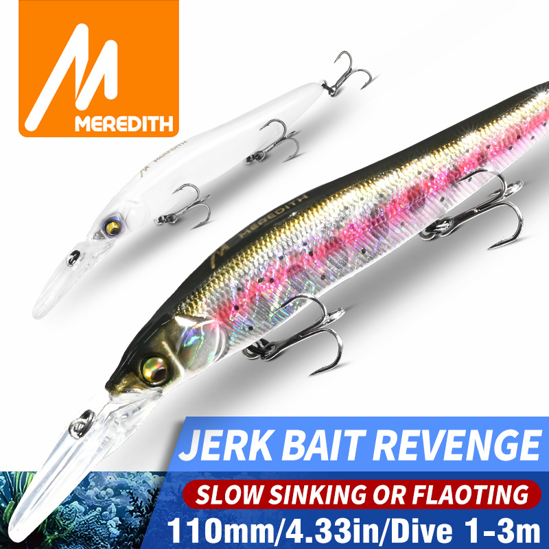 메리디스 미노우 워블러 낚시 루어 110mm 인공 하드 - Fishing Lure Jerkbait 리뷰 및 가격