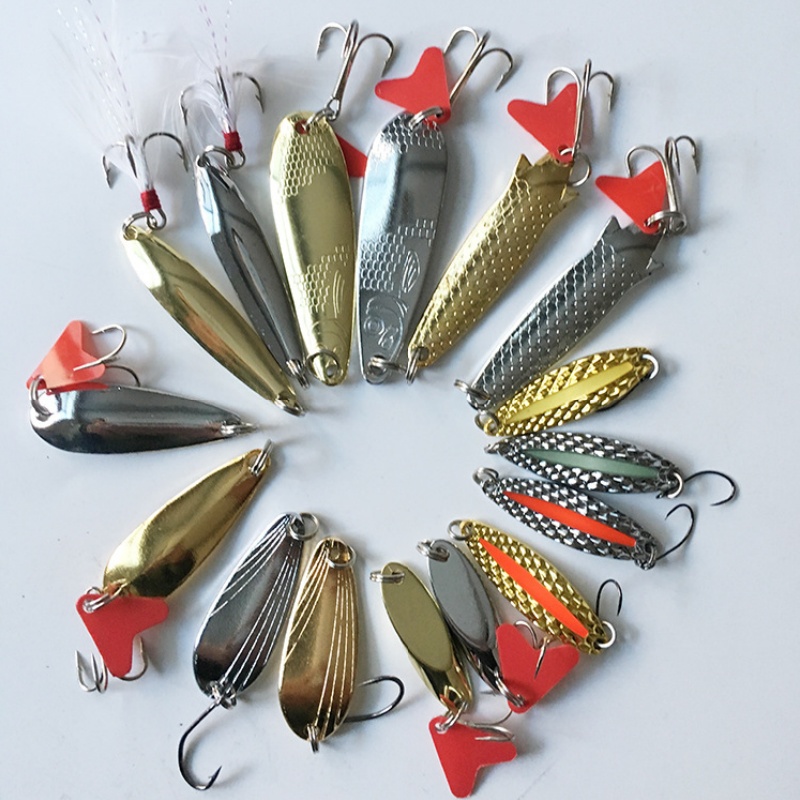 낚시 루어 키트 16종 세트 트롤링 지깅 루어 금속 스 - Fishing Lure Swimbait 리뷰 및 가격