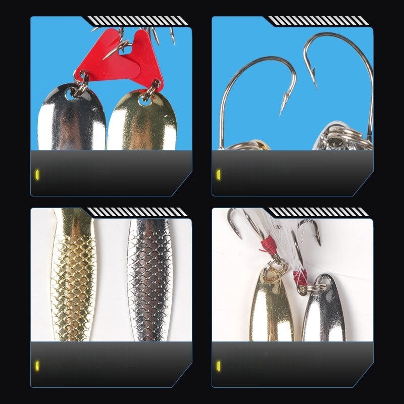 낚시 루어 키트 16종 세트 트롤링 지깅 루어 금속 스 - Fishing Lure Swimbait 리뷰 및 가격