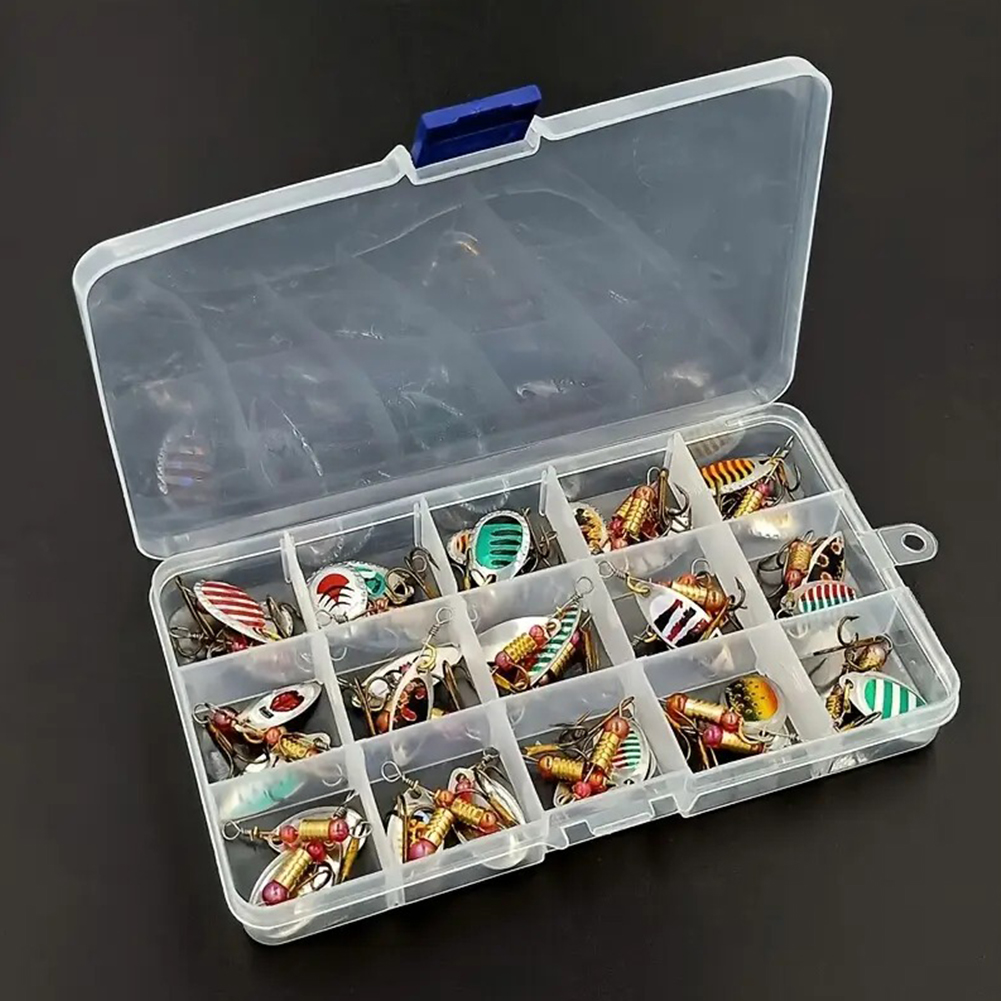 30개 금속 스푼 스피너 낚시 루어 트레블 훅 스푼베이 - Fishing Lure Crankbait 리뷰 및 가격